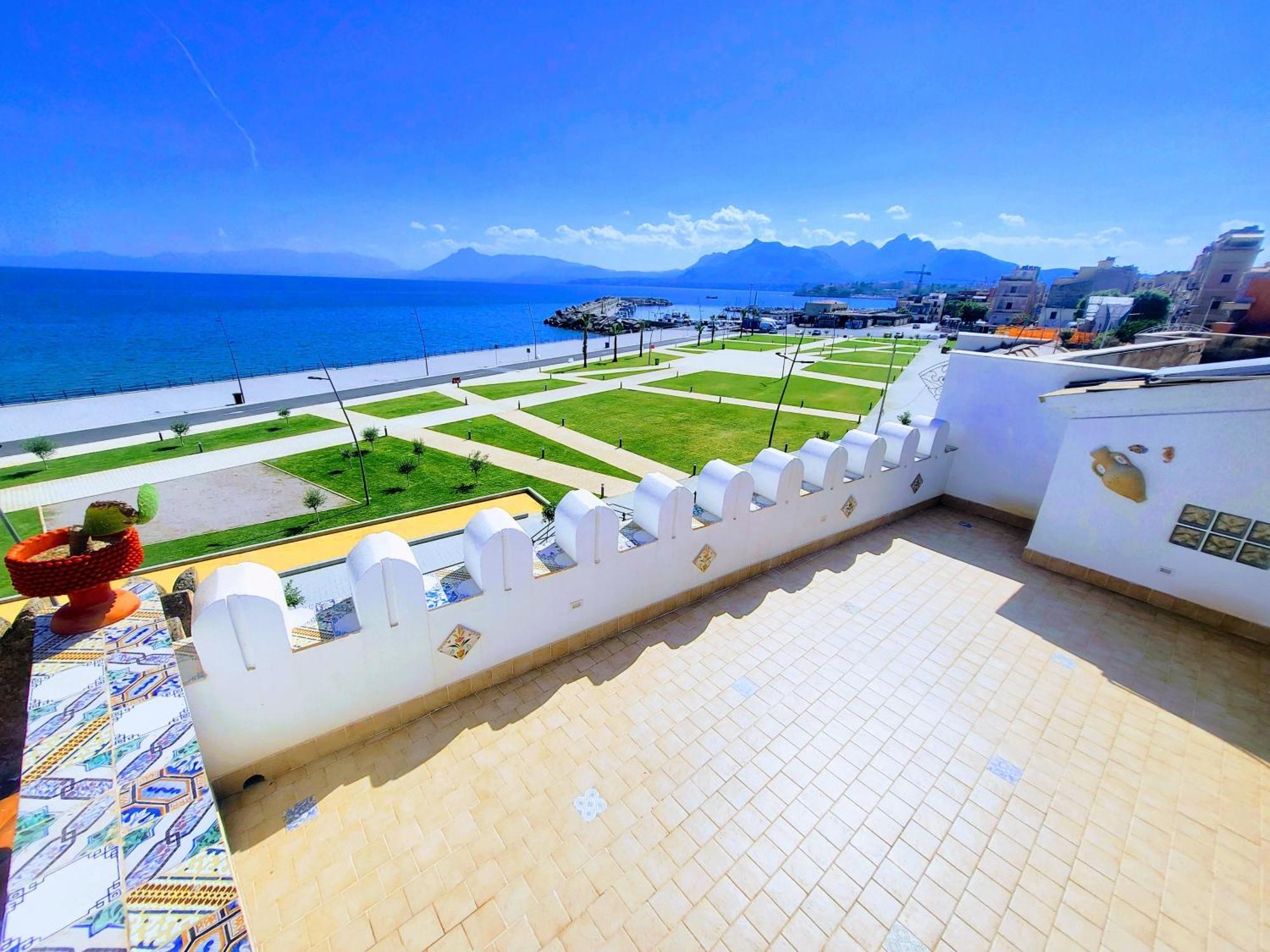 Seafront House Gabbiano Azzurro Leilighet Santa Flavia Eksteriør bilde