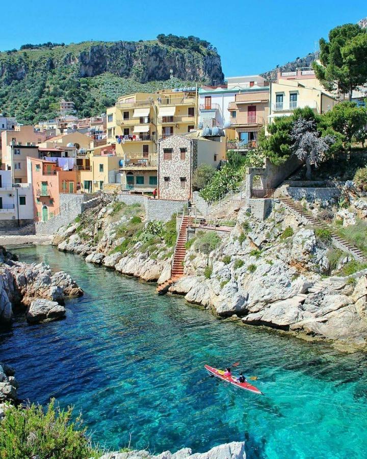 Seafront House Gabbiano Azzurro Leilighet Santa Flavia Eksteriør bilde